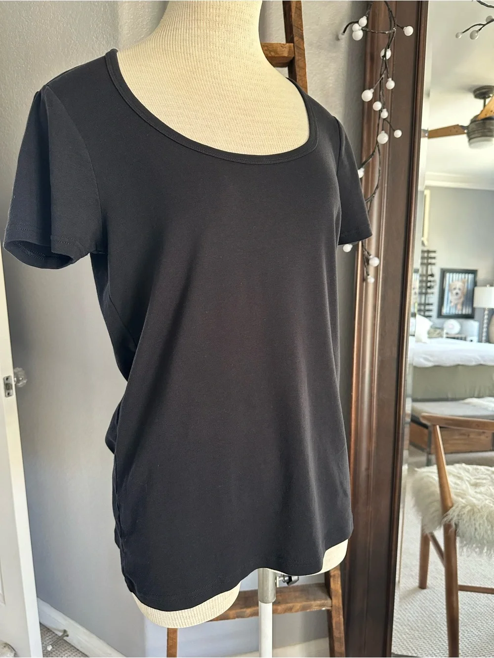 Caslon (Nordstrom) black short sleeve tee, size XL - Picture 3 of 14